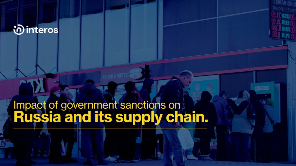 Impact of government sanctions on Russia’s supply chain