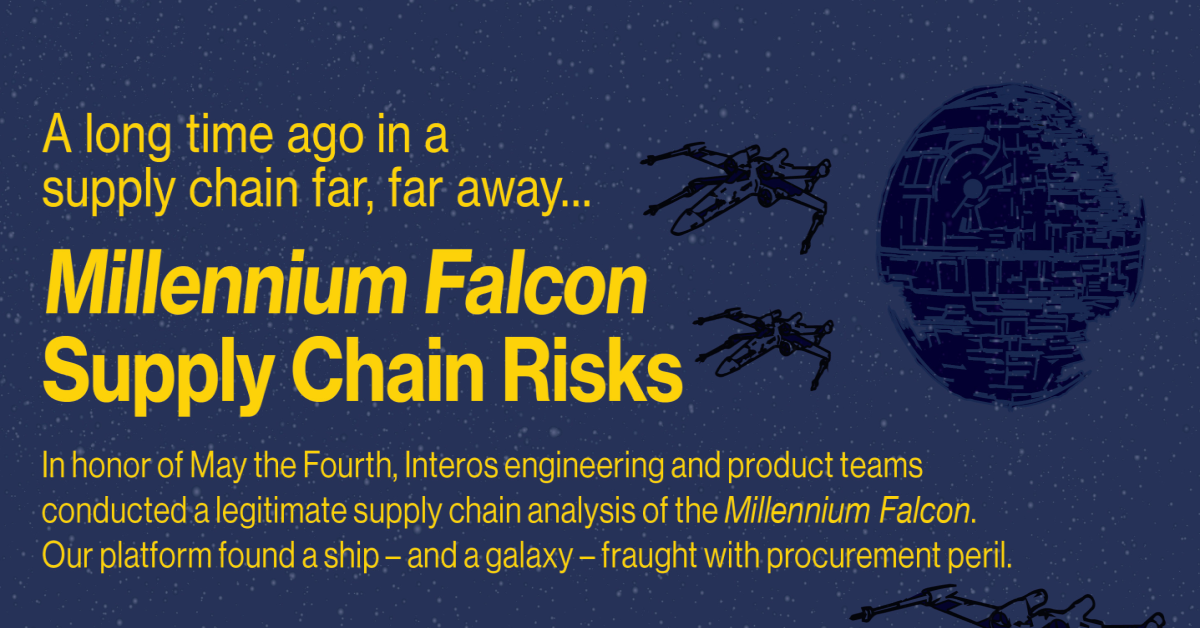 A long time ago in a supply chain far, far away…