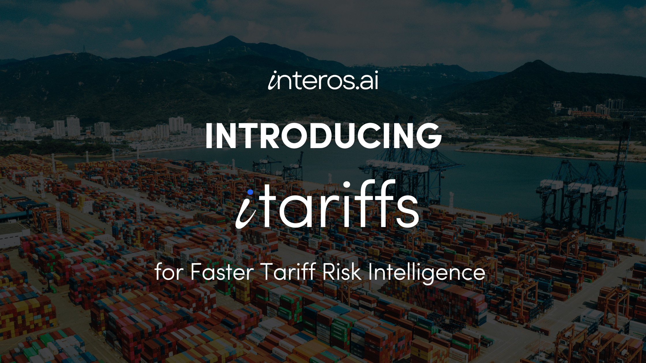 From Anxiety to Clarity: Introducing itariffs for Faster Tariff Risk Intelligence